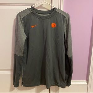 NIKE Clemson Long Sleeve DriFit Shirt